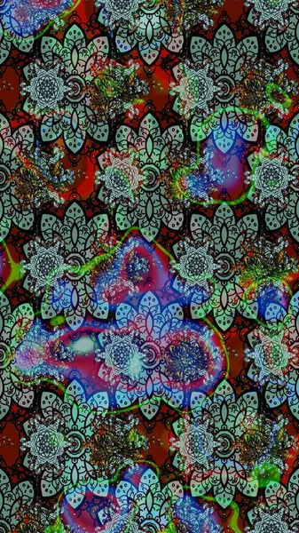 Sevgililer günü ve tebrik kartı konsepti için şık bir davetiye. Mavi ve yeşil renkte manzaralı çiçek deseni. Üst manzara, yumuşak stil. Çiçek kompozisyonu, el boyası, hassas şablon..