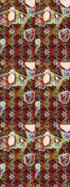 Çiçekli çiçek deseni, suluboya. Gri ve kahverengi renkli çiçekler. Renkli Bahar Teması eskiz kalıbı. Düz Çiçek Elementleri Tasarımı. Raster illüstrasyonu.