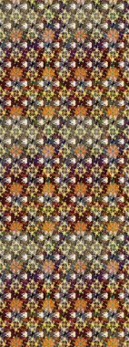 Kahverengi ve bej renklerde. Kahverengi ve bej renkli papatyaların kahverengi ve bej renkleri. Raster illüstrasyonu.