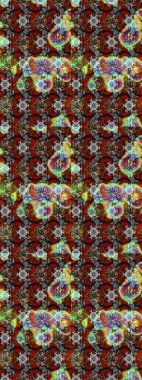 Çiçekli karalama şeklinde Raster çiçek deseni. Gri ve kahverengi renkli çiçekler. Nazikçe, güzel çiçek arkaplanı..