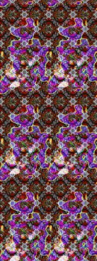 Tekrar eden çiçek arkaplanı, zarif gri ve kahverengi çiçek duvar kağıdı. Gri ve kahverengi renkler üzerine çiçek desenli çizimler, el yapımı papatyalar, papatyalar..