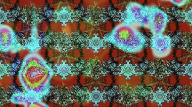 Eski usul. Tomurcukları çiçek olan sevimli bir çiçek deseni. Raster. Kumaş, tekstil, duvar kağıdı baskısı için. Raster illüstrasyonu. Taslak arkaplan.