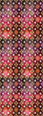 Çiçekli yaz çiçekleri. Küçük renkli çiçekler. Küçük çiçekte güzel bir desen. Motley illüstrasyonu. Moda baskıları için zarif bir şablon. Çizim.