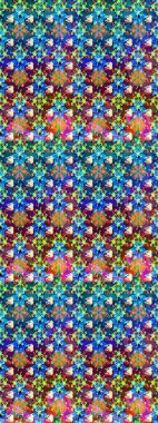 Yumuşak fayans. Paketleme, tekstil, duvar kâğıdı için çiçek eskizi. Klasik çiçek desenli. Yumuşak pamuk tasarımı. Raster taze dokusu.