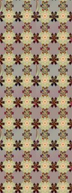 Raster illüstrasyonu. Gri ve nötr renklerde gri ve nötr papatyalar. Gri ve nötr renklerde.