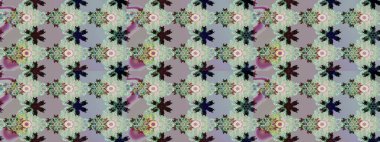 Raster güzel kumaş deseni çiziyor. Çiçek deseni. Düz Çiçek Elementleri Tasarımı. Renkli Bahar Teması çizim şablonu.