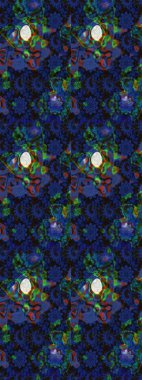 Suluboya çizim kalıbı. Çiçeğin suluboya çizimlerinin mükemmel deseni. Dekorasyon ve tasarım için güzel bir desen. Moda baskısı. Raster illüstrasyonu. Eski.