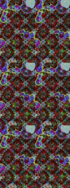 Kahverengi ve kırmızı renkte çiçekler. Elle boyanmış suluboya resim çizimi çiçekler ve bitkiler.