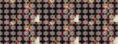 Güzel kumaş deseni. Küçük çiçekteki sevimli çiçek deseni. Raster illüstrasyonu. Güzel karalamalı çiçek deseni çiz..