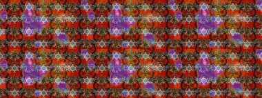 Gömlek, arka plan modelini çiz. Kahverengi ve kırmızı renkte çiçekler. Tropik çiçekler.