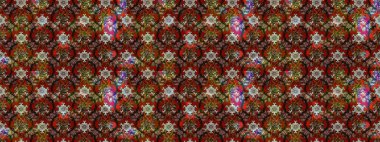 Kahverengi ve kırmızı renkte çiçekler. Elle boyanmış suluboya resim çizimi çiçekler ve bitkiler.