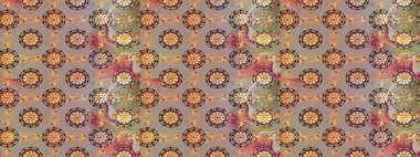 Çiçekli eskiz çizimi. Renkli Yaz Temalı eskiz kalıbı. Düz Çiçek Elementleri Tasarımı. Gri ve bej renkli çiçekler.