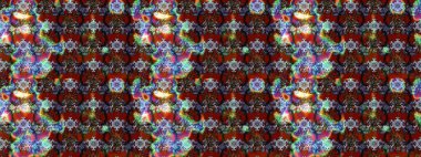 Renkli Bahar Teması eskiz kalıbı. Düz Çiçek Elementleri Tasarımı. Raster illüstrasyonundaki çiçek desenli çizim. Süslü kumaş deseni.