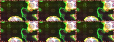 Bahar mevsimi. Nazik romantik baskı. Raster güzel bir çiçek deseni çizmiş. Tatil havası..