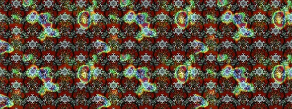 Raster illüstrasyonu. Kibar, bahar çiçekleri kırmızı ve kahverengi renklerde. Raster çiçek desenli ve çiçekli..