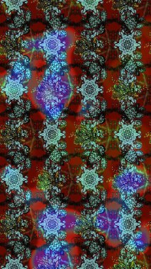 Parlak elementlerin. El çizimi Raster çizimi. Çizim çiçek deseni duvar kağıdı, web sitesi arkaplanı, paket kağıdı, davetiye, broşür, pankart veya web sitesi için kullanılabilir.