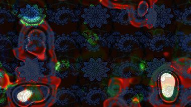 Raster illüstrasyonu. Eski usul küçük çiçekli şirin bir eskiz deseni. Moda arka planında parlak buketler. Kumaş, duvar kâğıdı ve kağıda yazdırmak için gelişen arkaplan.