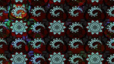 Birçok siyah ve kahverengi soyut çiçekli tropikal eskiz deseni. Varicoloblack ve kahverengi raster çizimi. Küçük çiçekte sevimli çiçek deseni var..