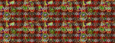 Raster çiçekli arka plan. Yazdır. Düz Çiçek Elementleri Tasarımı. Güzel eskiz şekli. Renkli Yaz Temalı eskiz kalıbı. Şirin kumaş deseni.