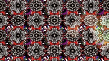 Çiçekli bahar çiçekleri. Küçük çiçekte güzel bir desen. Moda baskıları için zarif bir şablon. Küçük renkli çiçekler. Motley illüstrasyonu.