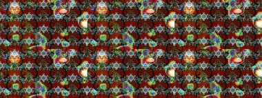 Çiçek desenli çizim. Güzel kumaş deseni. Raster illüstrasyonu. Renkli Bahar Teması eskiz kalıbı. Asya tekstil tarzında. Düz Çiçek Elementleri Tasarımı.