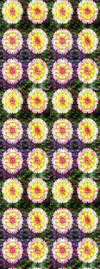 Moda baskısı. Suluboya çizim kalıbı. Eski model. Dekorasyon ve tasarım için güzel bir desen. Çiçeğin suluboya çizimlerinin zarif deseni.