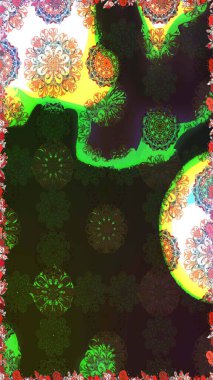 Nazik romantik baskı. Tatil havası. Bahar mevsimi. Raster güzel bir çiçek deseni çiziyor..