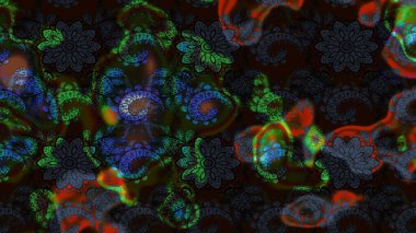 Modaya uygun kumaş deseni. Küçük çiçekteki sevimli çiçek deseni. Tony 'nin kumaş kalıbını çiz. Raster illüstrasyonu.