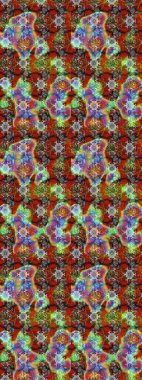 Elle boyanmış suluboya resim çizimleri, çiçekler ve bitkiler. Kahverengi ve gri renkte çiçekler.