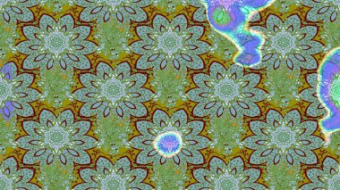 Bahar çiçekleriyle güzel bir çiçek deseni çizmişsin. Raster illüstrasyonu. Güzel kumaş deseni.