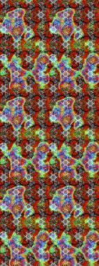 Elle boyanmış suluboya resim çizimleri, çiçekler ve bitkiler. Kahverengi ve gri renkte çiçekler.