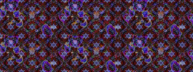 Kahverengi ve siyah renkli çiçekler. Hediye ambalaj kağıdı, tebrik kartları, posterler ve pankart tasarımı. Raster düz çiçek çizim deseni.