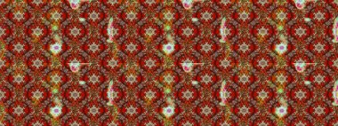 Tatil havası. Kahverengi ve kırmızı renkte çiçekler. Bahar mevsimi. Nazik romantik baskı. Raster güzel bir çiçek deseni çiziyor..