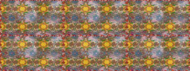 Eskiz tarzı kahverengi ve nötr renklerde. Raster illüstrasyonu. Şirin karalamalı çiçek desenli çizim. El yapımı çiçek ve bitki koleksiyonu. Raster illüstrasyonu.