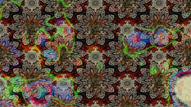 Suluboya çizimi. Çiçekli eskiz deseni. El çizimi. Gri ve kahverengi renkte çiçekler.