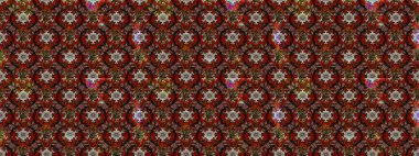 Vadinin çiçekleri kahverengi ve kırmızı renklerde. Raster çiçek desenleri çiziyor..