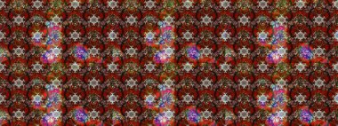 Elle çizilmiş sonbahar çiçeği deseni. Kahverengi ve kırmızı renkte çiçekler. Renkli kahverengi ve kırmızı çizim kalıpları. Doodle tarzı. Tekstil ve kapak tasarımı için mükemmel.