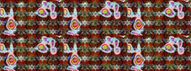 Çiçekli eskiz çizimi. Düz Çiçek Elementleri Tasarımı. Kahverengi ve gri renkli çiçekler. Renkli Yaz Teması çizim şablonu.