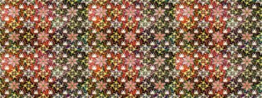 Düz Çiçek Elementleri Tasarımı. Renkli Bahar Teması eskiz kalıbı. Raster..