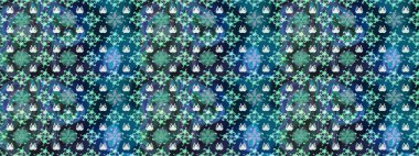 Raster deseni. Süslü kumaş deseni. Çiçekli çiçek deseni, suluboya..