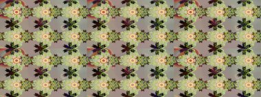 Renkli Bahar Teması eskiz kalıbı. Güzel kumaş deseni. Raster illüstrasyonundaki çiçek desenli çizim. Düz Çiçek Elementleri Tasarımı.