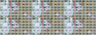 Raster. Güzel suluboya çiçekler, parlak boya inspineutral ve gri çiçek desenli eskiz arka planı..