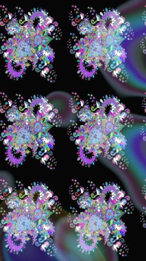 Suluboya etkisi. Botanik çizim kalıbı. Organik elementler. Raster deseni.