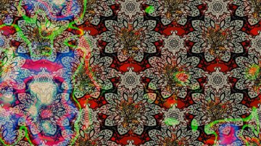 Arkaplan dokusu, duvar kağıdı, gri ve nötr renklerde çiçek teması. Soyut etnik raster çizim kalıbı. Kabile sanatı boho baskısı, klasik çiçek arkaplanı.