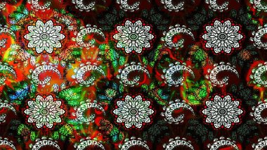 Ev dekoru. Paisley el çizimi elementler. Fantezi çiçekli eskiz deseni, doğal duvar kağıdı, çiçek desenli kıvrımlı illüstrasyon.