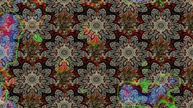 Egzotik çiçekler, gri ve kahverengi renkler üzerine botanik, parlak, klasik bir doğa. Klasik tropikal doğal elementlerin suluboya seti. Raster illüstrasyonu.