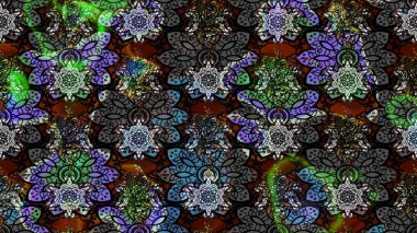 Küçük çiçekteki sevimli çiçek deseni. Siyah ve gri renkte çiçekler.