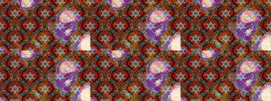 Sabıka fotoğraflarında, bebek kıyafetlerinde, duvar kâğıtlarında, paket kutularında falan kullanılabilir. Zarif, parlak ve eskiz kahverengi ve gri çiçek desenli tasarım.