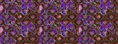 Taslak desenli, modaya uygun kumaş deseni. Raster illüstrasyonu. Düz Çiçek Elementleri Tasarımı. Renkli Bahar Teması eskiz kalıbı. Şirin çiçek elementleri..