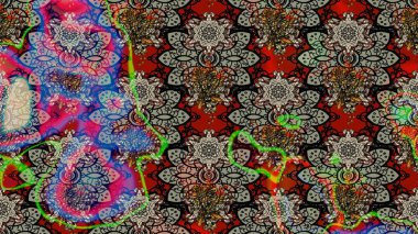 Raster illüstrasyonundaki çiçek desenli çizim. Suluboya tarzında gri ve siyah renkte çiçekler.